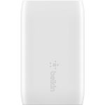 Belkin WCB007dq1MWH-B5 BoostCharge 37W Dual WallCharger with PPS USB-C Cable with Lightning Connector Included White