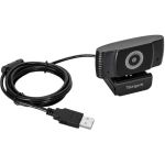 Targus AVC042GL Webcam - 2 Megapixel - Black - USB 2.0 Type A - 1920 x 1080 Video - CMOS Sensor - Auto-focus - Microphone - Monitor  Notebook  Computer