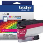 Brother INKvestment LC406M Original Standard Yield Inkjet Ink Cartridge - Single Pack - Magenta - 1 Each - 1500 Pages