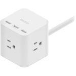 Belkin SRA006p3tt5 3 Outlet Power Cube with 5 Foot Cord and 3x USB-A Ports