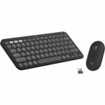 Logitech 920-012061 Pebble 2 Combo Wireless Keyboard and Mouse Bluetooth & Logi Bolt Tonal Graphite