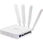 Fortinet FortiExtender FEX-101F-AM 2 SIM Ethernet  Cellular Wireless Router - 4G - HSPA+  LTE  UMTS - Quad Band - 3 x Antenna(3 x External) - 4 x Network Port - 1 x Broadband Port - PoE