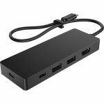 HP USB-C Travel Hub G3 (86S97AA) - for Notebook/Monitor - Charging Capability - 90 W - Rugged - USB Type C - 1 Displays Supported - 4K @ 60Hz - 3840 x 2160 - 4 x USB Ports - 2 x USB Typ