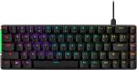 ASUS M602FALCHIONACE-NXBN-BLK ROG Falchion Ace 65%RGB Compact Gaming Mechanical Keyboard Lubed ROG NX Brown Switches & Switch