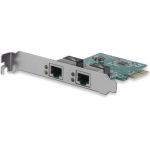 StarTech ST1000SPEXD4 2 Port PCIe Gigabit Ethernet NIC Network Adapter Card Twisted Pair - Full-height
