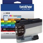 Brother INKvestment LC404BK Original Standard Yield Inkjet Ink Cartridge - Single Pack - Black - 1 Each - 750 Pages
