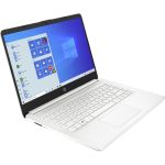 HP 14-dq0000 14-dq0040nr 14in Notebook - HD - 1366 x 768 - Intel Celeron N4020 Dual-core (2 Core) 1.10 GHz - 4 GB Total RAM - 64 GB Flash Memory - Snow Flake White  Snow White - Intel C