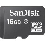 SanDisk 16 GB Class 4 microSDHC - 5 Year Warranty
