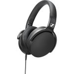 Sennheiser HD 400S Around-Ear Headphones - Stereo - Mini-phone (3.5mm) - Wired - 18 Ohm - 18 Hz - 20 kHz - Over-the-head - Binaural - Circumaural - 4.59 ft Cable - Omni-directional Micr