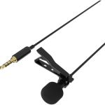Sabrent AU-SMCR Wired Condenser Microphone - Omni-directional - Lavalier  Lapel  Clip-on