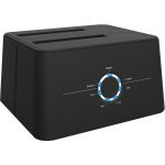 4XEM Drive Dock SATA/600 - USB 3.0 Type B Host Interface External - Black - 2 x HDD Supported - 2 x SSD Supported - 2 x Total Bay - 2 x 2.5in/3.5in Bay - Plastic