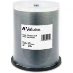 Verbatim 95252 CD-R 700MB 52x White Inkjet Printable Hub Printable - 100pk Spindle
