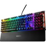 SteelSeries APEX 7 Mechanical Gaming Keyboard - Cable Connectivity - USB Interface - 104 Key Multimedia Hot Key(s) - English - Windows  Mac OS  PC - Mechanical Keyswitch - Black