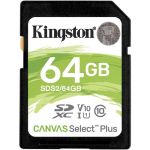 Kingston SDS2/64GB Canvas Select Plus 64GBClass 10/UHS-I (U1) SDXC