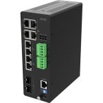 AXIS D8208-R Industrial PoE++ Switch - 8 Ports - Manageable - Gigabit Ethernet  10 Gigabit Ethernet - 1000Base-T  10GBase-X - 2 Layer Supported - Modular - 480 W PoE Budget - Twisted Pa
