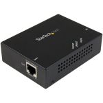 StarTech.com 1 Port Gigabit PoE+ Extender - 802.3at and 802.3af - 100 m (330 ft) - Power over Ethernet Extender - PoE Repeater Network Extender - Extend your PoE connection 100m or dais