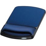 Fellowes Gel Wrist Rest and Mouse Rest - Sapphire/Black - 0.94in x 6.25in x 10.13in Dimension - Sapphire  Black - Gel - Wear Resistant  Tear Resistant  Skid Proof - 1 Pack