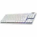 Logitech 920-012143 G PRO X TKL LIGHTSPEEDWireless RGB Gaming Keyboard White Tactile Switches LIGHTSYNC RGB