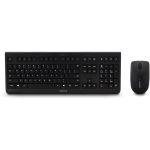 CHERRY DW 3000 Wireless Keyboard and Mouse - Full Size Black Wireless 2.4 GHz Keyboard Left & Right Handed Mouse 1200 DPI