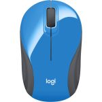 Logitech 910-002728 Wireless Mini Mouse M187 Ultra Portable 2.4 GHz with USB Receiver 1000 DPI Optical Tracking 3-Buttons