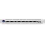 Ubiquiti USW-EnterpriseXG-24 Fully Managed Layer 3 Switch 24x 10GbE RJ45 Ports 2x 25G SFP28 Ports 1.3in LCM Color Touchscreen