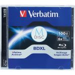 Verbatim 98912 Blu-ray Recordable Media BD-R XL 4x 100GB 1-Pack Jewel Case
