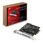 Vantec UGT-PC3A2C 5-Port USB 3.2 Gen2x2 20Gbps with 2C and 3A PCIe Host Card PCIe x4