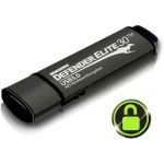 Kanguru Defender Elite30  Hardware Encrypted  Secure  SuperSpeed USB 3.0 Flash Drive  128G - AES 256-Bit Hardware Encrypted  USB3.0  Write-Protect Switch  Remotely Manageable  TAA Compl