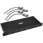 Tripp Lite 4x4 HDMI over Cat6 Matrix Switch Kit  Switch/4x Pigtail Receivers - 4K 60 Hz  HDR  4:4:4  PoC  230 ft. (70.1 m)  TAA - 3840 x 2160 - 4K - Twisted Pair - 4 x 4 - Display  Blu-