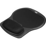 Fellowes Easy Glide Gel Wrist Rest and Mouse Pad - Black - 1.50in x 10in x 12in Dimension - Black - Gel - Wear Resistant  Tear Resistant - 1 Pack