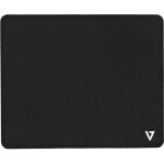 V7 Antimicrobial Mouse Pad Black  polymer treated surface  anti-slip base  anti-odor and stain - 7.09in Dimension - Black - Natural Rubber - Anti-slip  Odor Resistant  Stain Resistant