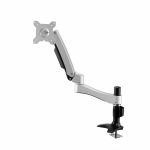 Amer Mounts Long Articulating Monitor Arm with Grommet Base for 15in-26in LCD/LED Screens - Supports up to 22lb monitors  +90/- 20 degree tilt and VESA 75/100