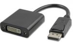 Active DP 1.2 M to DVI(24+5) F Adapter Cable 8inSupports 4K/30Hz