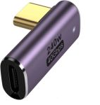 240W USB C Transversal 90 Degree AdapterCM/CF40GbpsSupport 8K@60HzSpace Grey
