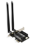EDUP EP-9658GS AX1800 WiFi (574M+1200M)+ Bluetooth5.2
PCI-E Network AdapterBlack