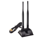 EDUP EP-7101 2* 6dBi 2.4GHz/5GHz WiFi Antenna
Gold plated RP-SMA Malew/1.2m Extend Cable&Magnetic BaseBlack