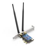 EDUP EP-9636 AX3000 WiFi + Bluetooth 5.0 PCI-E Adapter 802.11ax 3000Mbps PCI EXPRESS X1 4x 3dBi Dual Band Antennas