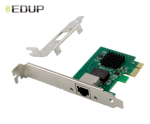 EDUP EP-9673 PCI-E X1 Single-RJ45 2.5G/1G/100M Server NIC Chipset: Intel I225-V (B3)