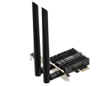EDUP EP-9655GS AX1800 WiFi (574M+1200M)+ Bluetooth5.2
PCI-E Network Adapter Black