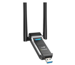 EDUP EP-AX1697 AX1800 WiFi 6 USB WiFi Adapter 2dBiAntenna*2 Black