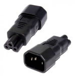 C14 to 3-Proms Notebook Power Adapter