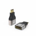 HDMI to Mini HDMI Adapter Female/Male Support upto 8K@60HzBlack/Grey