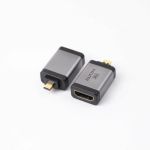 HDMI to Micro HDMI Adapter Female/MaleSupport upto 8K@60HzBlack/Grey
