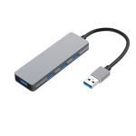USB3.0 4Port Hub Adapter w/ 5Gbps Gray