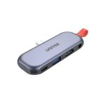 Unitek D1070A 4-in-1 USB-C 10Gbps Hub for iPad Pro& Air (USB-A 10Gbps + HDMI + Audio + PD) With 11.5CM 10Gbps USB-C Male to Femal