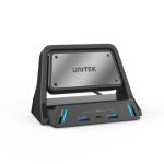Unitek D1097A 7-in-1 USB-C 10Gbps Dock Station for Steam Deck (2*USB-A 10Gbps + USB-C 10Gbps + HDMI & DP  with MST + Gigabit