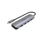 Unitek H1107F 6-in-1 USB3.1 Type-C Hub (3-Port USB3.0 + Card Reader + HDMI)Space Grey