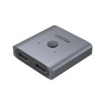 Unitek V1127A 2-to-1 Bi-Directional 4K60Hz Aluminium HDMI Switch
