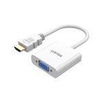 Unitek Y-6333C HDMI to VGA Adapter Without Audio Without Power Port White