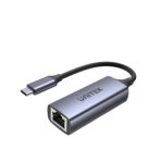 Unitek U1323A USB-C 5Gbps To Gigabit Ethernet Adapter with PD 100W Space-Grey